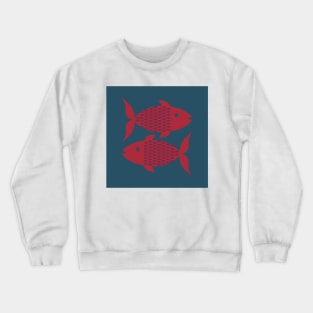 Pisces Horoscope Zodiac Sign Crewneck Sweatshirt